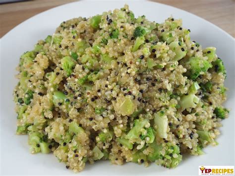 Broccoli Parmesan Quinoa Recipe YepRecipes