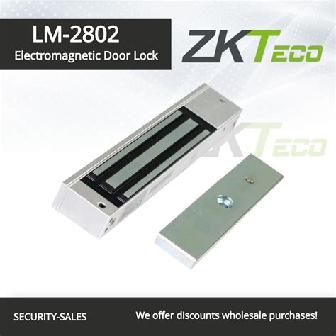 Lm Zkteco Up To Lbs Electromagnetic Door Lock With Led