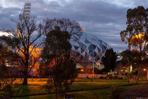 AAMI Park, Football Stadium in Melbourne in a Cloudy Evening, Victoria ...