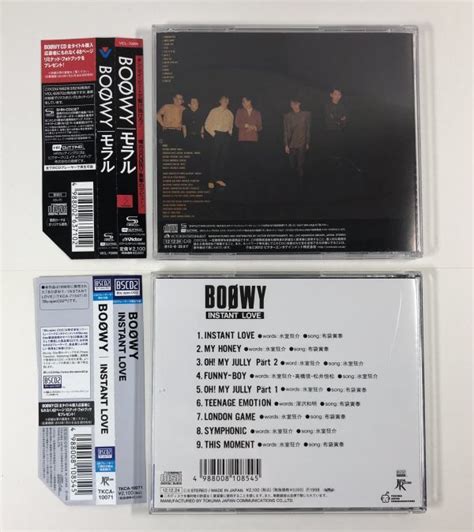 Yahoo オークション Boowy Cd7枚セット Moral Instant Love Just A H