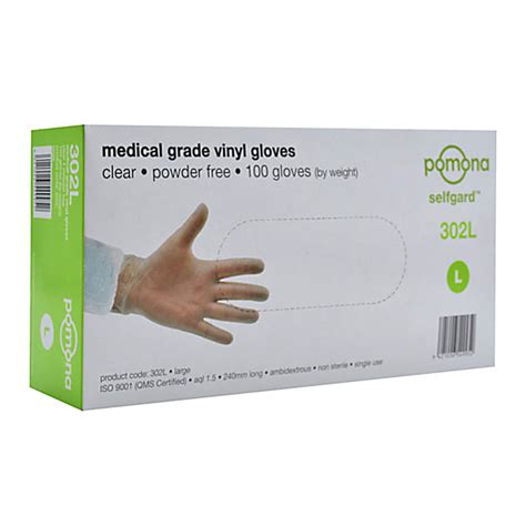 Vinyl Powderfree Gloves Large 100pk Vj Distributors