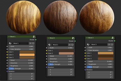 How To Make Procedural Wood In Blender Three Materials Tutorials Tips And Tricks Blender