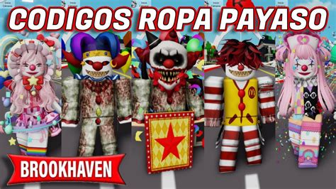 Códigos ropa PAYASO CLOWN HALLOWEEN GRATIS en Brookhaven RP