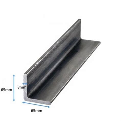 65 X 65 X 8mm Mild Steel L Shaped Angle For Construction At Rs 160 Kg