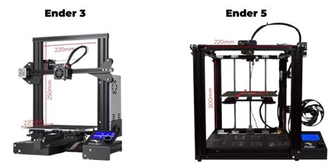 Ender 3 Vs Ender 5 Which 3d Printer Is Best For You 3dsourced