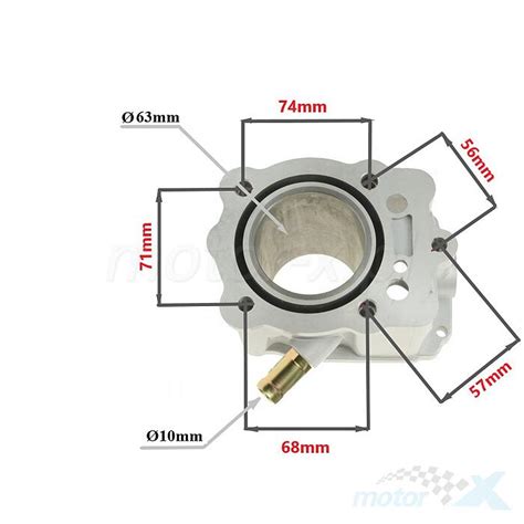 Complete Cylinder Mm Cc Power Force Bashan Atv Lc