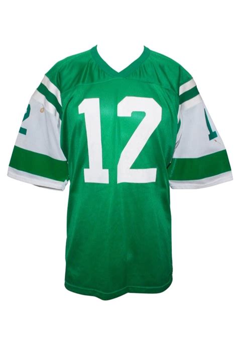 Lot Detail - Vintage New York Jets Replica Jersey Autographed by Joe ...