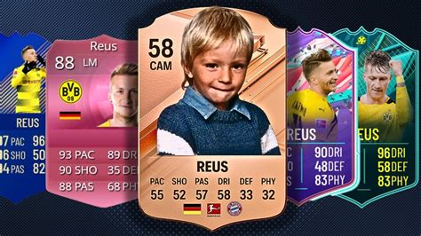 Marco Reus Todas Fifa Cards Fifa10 Fc 24 Youtube