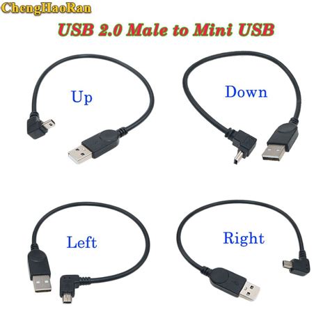 Chenghaoran Cable De Datos Usb Macho A Mini Usb B Tipo Pin