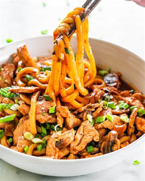 Hoisin Chicken Udon Noodles Jo Cooks