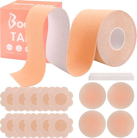 21pcs Boob Tape Nippelpads Brust Tape Mit 5 Paar Wasserdichten Und