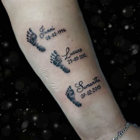 Piecitos De Hijos Tatuaje De F Tatuaje De Nombre Tatuaje De Nombre