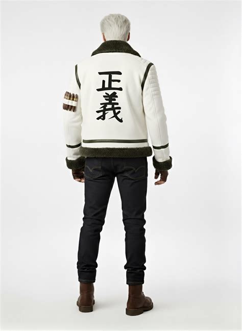 Smoker Marine Inspired Jacket, Callum Kerr Anime Cosplay, B3 Shearling