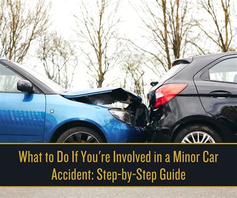 What To Do If You Re Involved In A Minor Car Accident Step By Step Guide Rosa Driving Academy