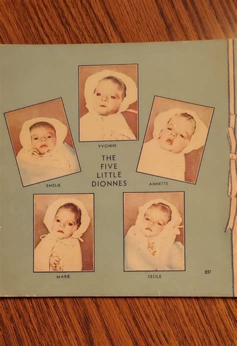 The Pictorial Story Of The Dionne Quintuplets 1935 Vintage Ebay