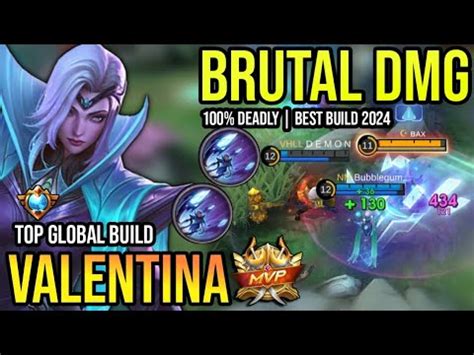 Valentina Best Build Top Global Valentina Gameplay Mobile