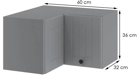 Lora Wnpp60 60 36 Ugaoni Kuhinjski Element 1 Vrata 60x32x36 Cm Sivi