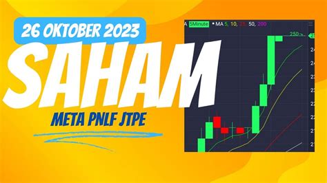 Rekom Saham 26 Okt 23 META PNLF JTPE YouTube