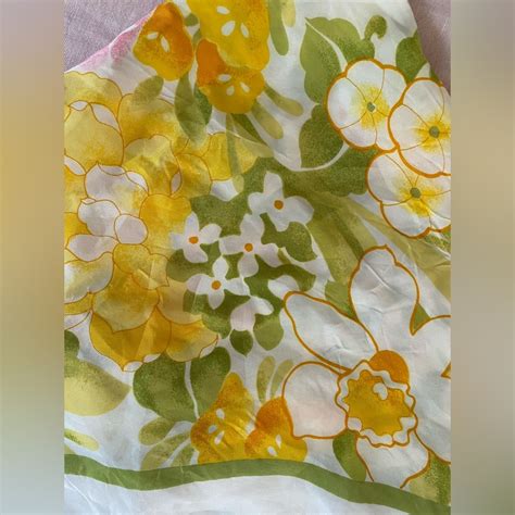 S Vintage Scarf Avon S N Kent Floral Multi Color Gem