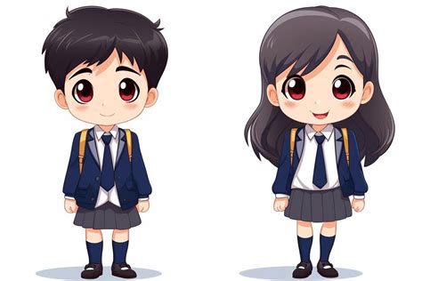 School Uniform Drawings Graphic by Ranya Art Studio · Creative Fabrica