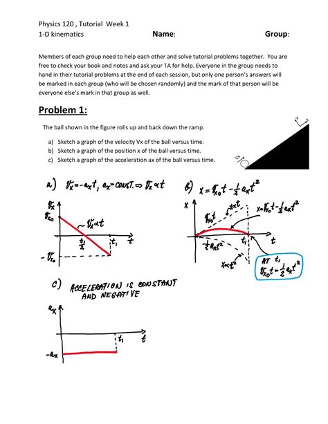 Phys Tut Sep Solutions Physics Tutorial Week D