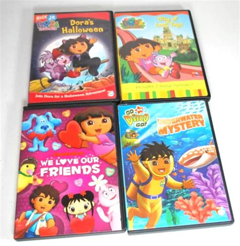 Lot Of Dora The Explorer Dvds Nickelodeon Nick Jr Collection