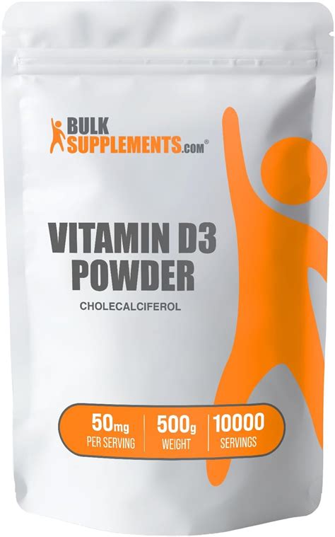 Amazon Bulksupplements Vitamin D Powder Cholecalciferol