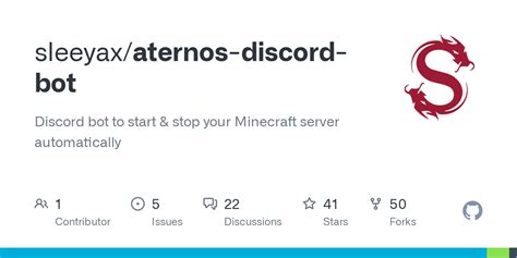 GitHub Sleeyax Aternos Discord Discord To Start Stop Your