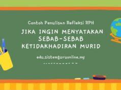 Contoh Penulisan Refleksi Umum Terbaik Dalam Penulisan Rph Guru