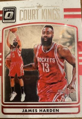 2016 17 Panini Donruss Optic Court Kings 9 James Harden Houston