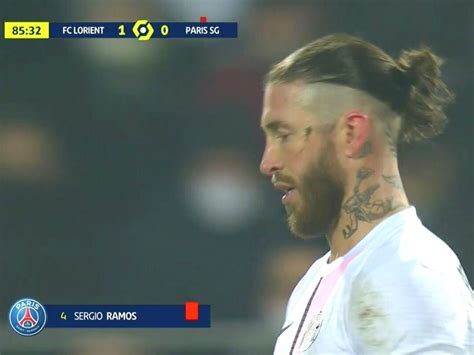 Fans claim ‘he’s back’ as Sergio Ramos gets first red card for PSG ...