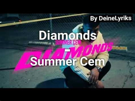 Summer Cem Diamonds Official HQ Lyrics Test YouTube