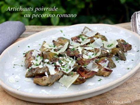 Artichauts Poivrade Au Pecorino Romano Recette Par Les Filles Table