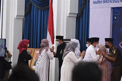 Hadiri Halal Bihalal Tingkat Provinsi Jawa Barat Kabupaten Indramayu