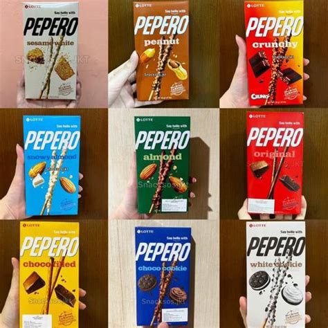 Jual Lotte Pepero White Cookie White Sesame Choco Cookie Nude