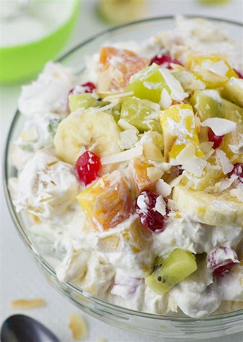 Tropical Cheesecake Fruit Salad Summer Dessert Salad With Cool Whip