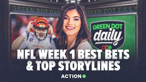 Nfl Week Best Bets Nfl Props Green Dot Daily Youtube