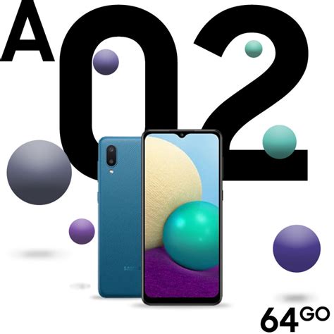 Galaxy A02 64go Prix En Tunisie Samsung Brand Shop Lac 1 2 Couleur Bleu