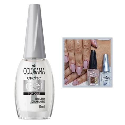 Esmalte Colorama Top Coat - Esmalte Colorama Top Coat Gel 10 Dias Longa Duranção 8ml | Shopee Brasil