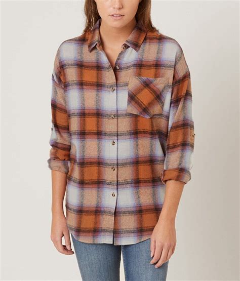 Daytrip Flannel Shirt Womens Shirts Buckle Womens Flannel Shirt