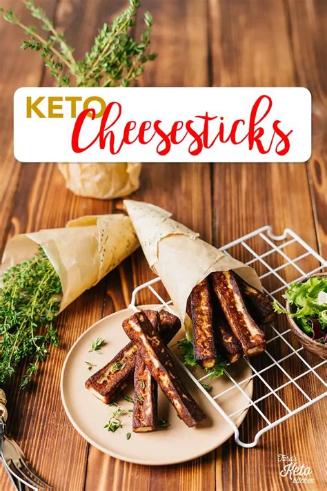 Keto Cheesesticks - Keto Mozzerella Stick Recipe by Tara's Keto Kitchen