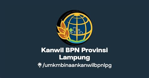 Kanwil BPN Provinsi Lampung Linktree