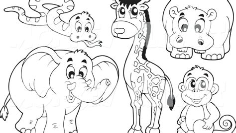 Savanna Animals Coloring Pages at GetDrawings | Free download