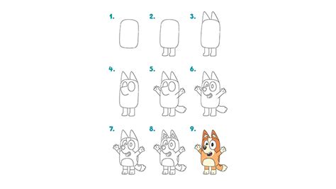how to draw bluey and bingo