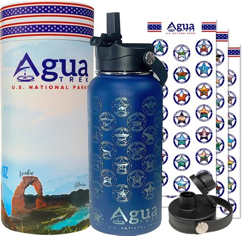 Amazon SIPSO Fresh National Parks Water Bottle With Stickers 32