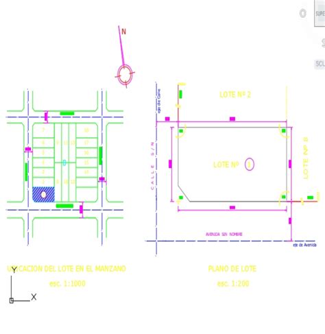 Plano De Loteo En AutoCAD Descargar CAD Gratis 37 49 KB Bibliocad