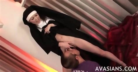 Atracting Nun Demands Just To Lick Her Ass Hole