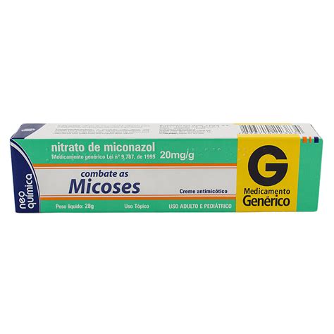 Miconazol 20mgg 2 Neo Química Genérico Creme Drogaria Araujo