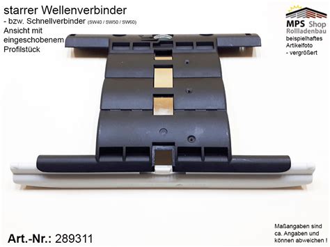 Mps Elektro Rollladen Shop Starrer Wellenverbinder Secufix