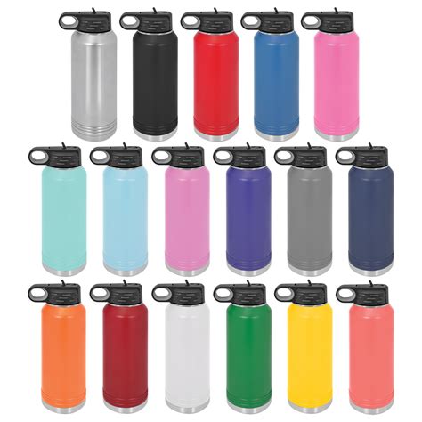 Oz Polar Camel Water Bottle With Flip Top Straw Laserlad